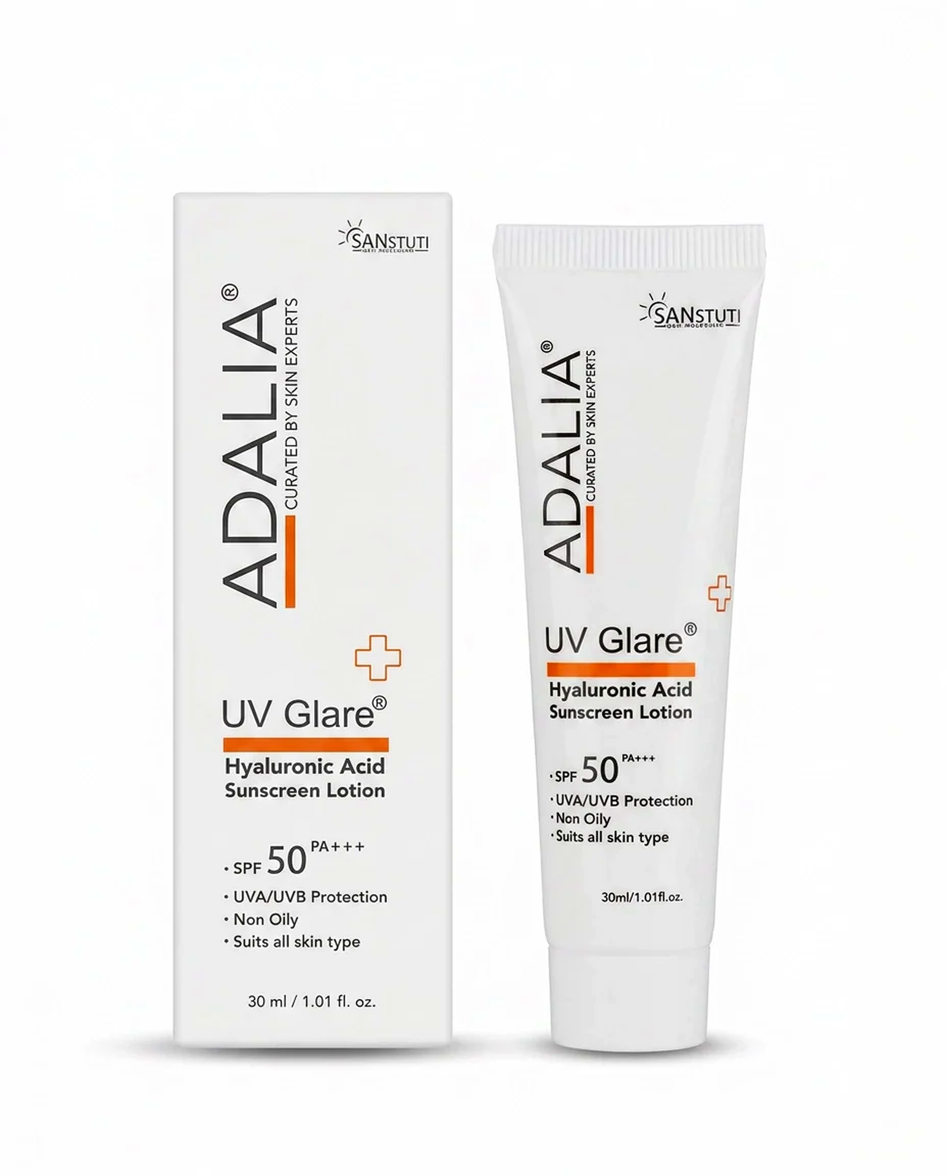 UV Glare 50 Hyaluronic Acid-Sunscreen Lotion